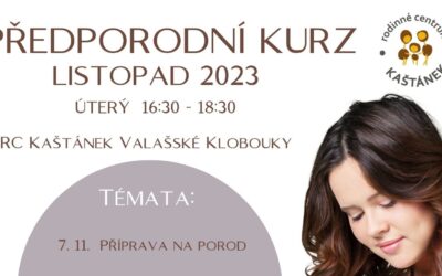 Předporodní kurz – listopad